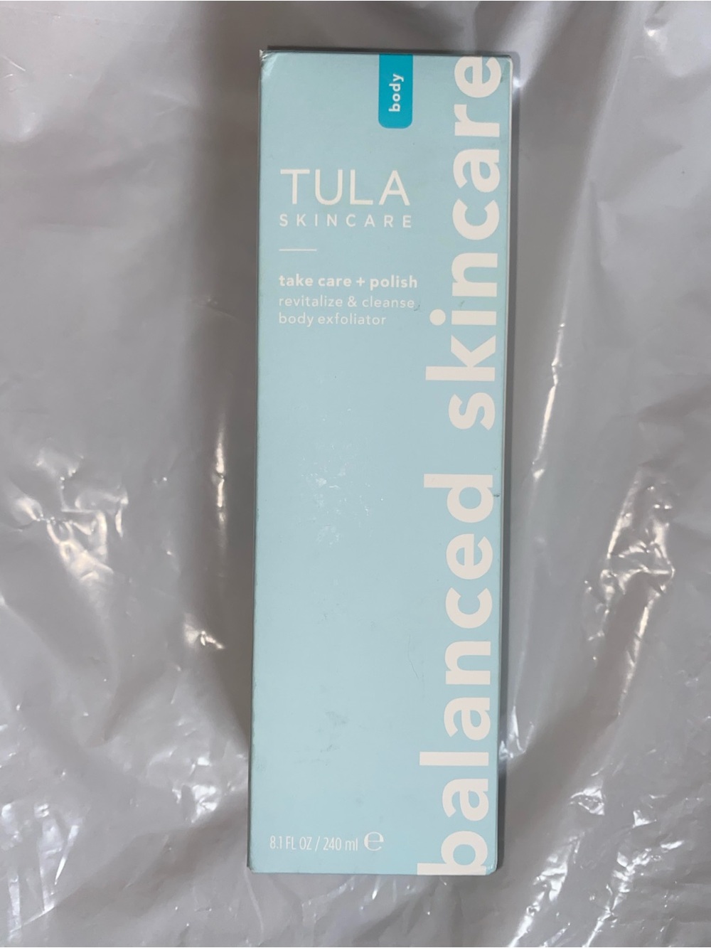 TULA Take Care + Polish Revitalize Cleanse Body Exfoliator 8.1 fl oz New in Box